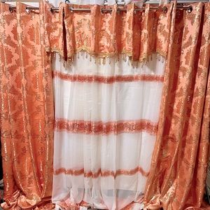 Italian style curtains set 6in1